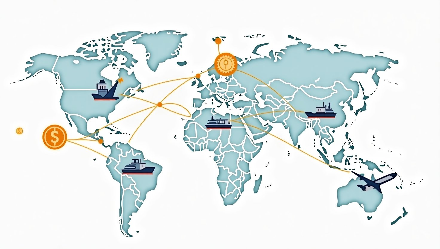Connection map of Stablecoins, AI and Cross-Border Commerce in Asia