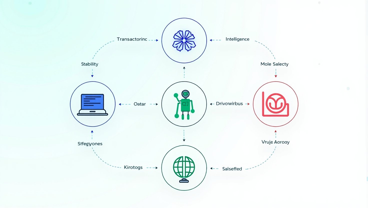 Connection map of Stablecoins, AI and Cross-Border Commerce in Asia